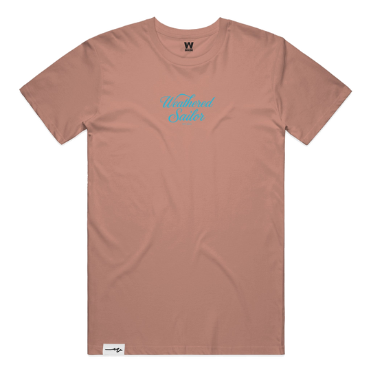 Drift Script Tee, transparent background