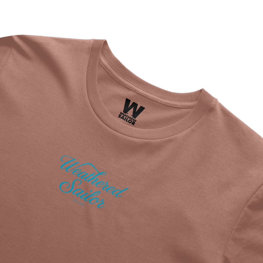 Drift Script Tee, transparent background
