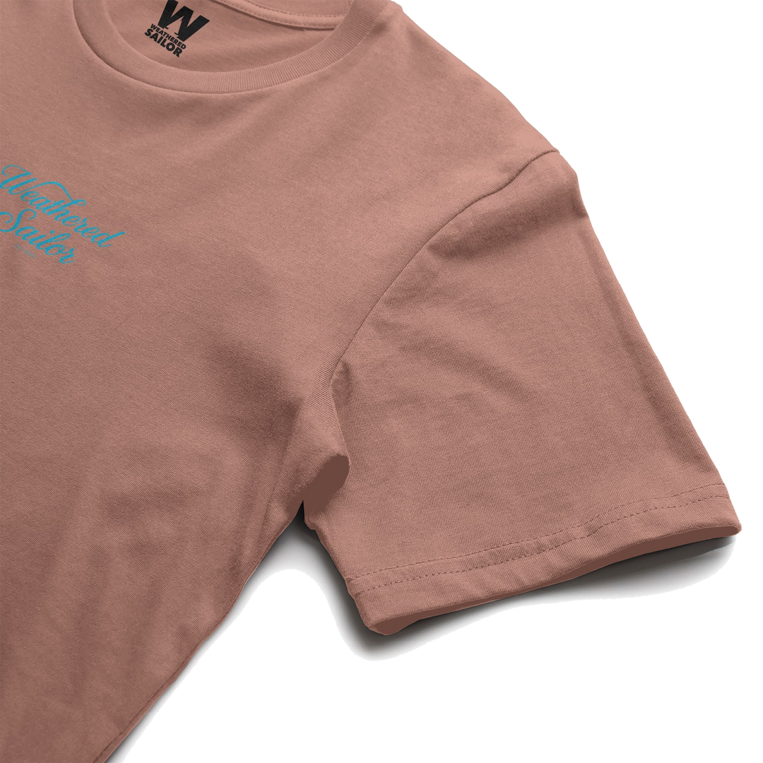 Drift Script Tee, transparent background
