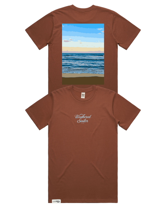 Ease Script Tee, transparent background