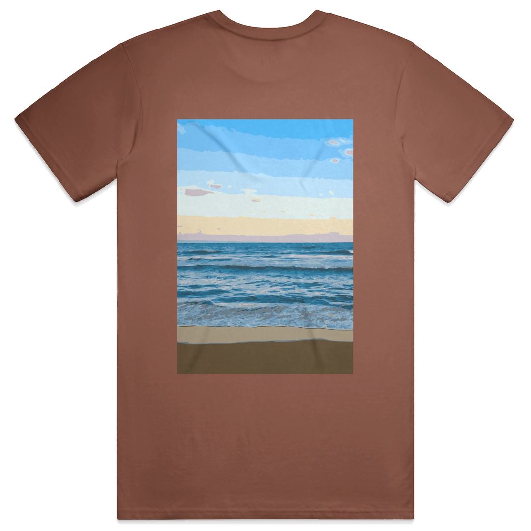 Ease Script Tee, transparent background