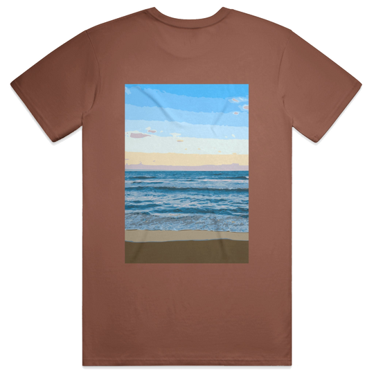 Ease Script Tee, transparent background