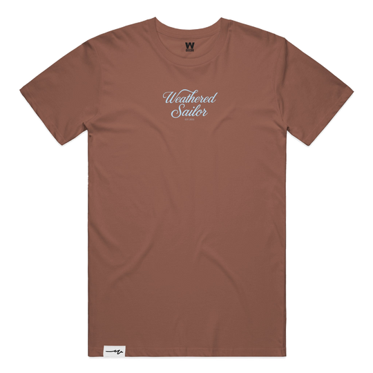 Ease Script Tee, transparent background