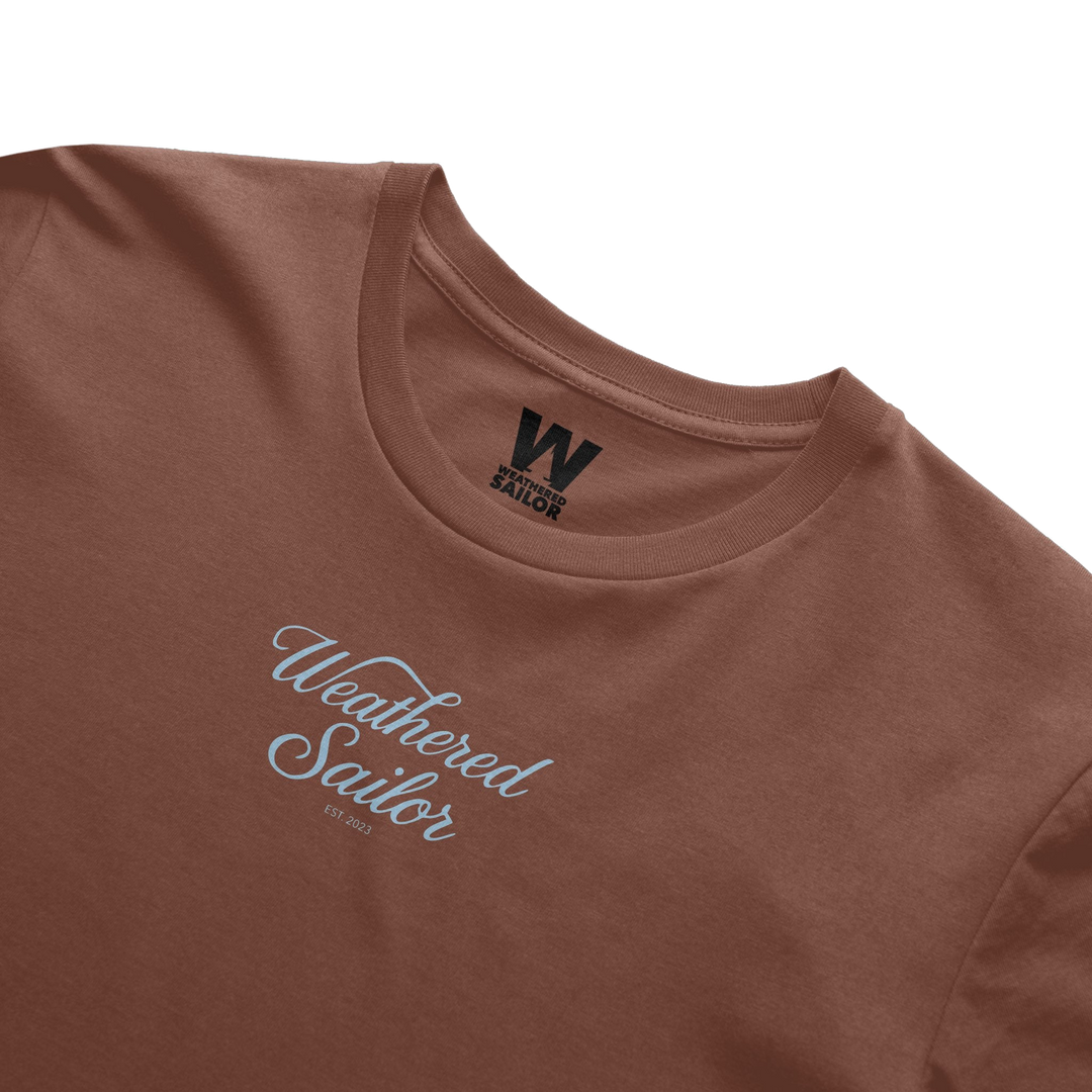 Ease Script Tee, transparent background