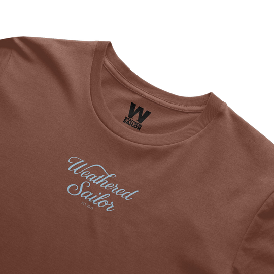 Ease Script Tee, transparent background