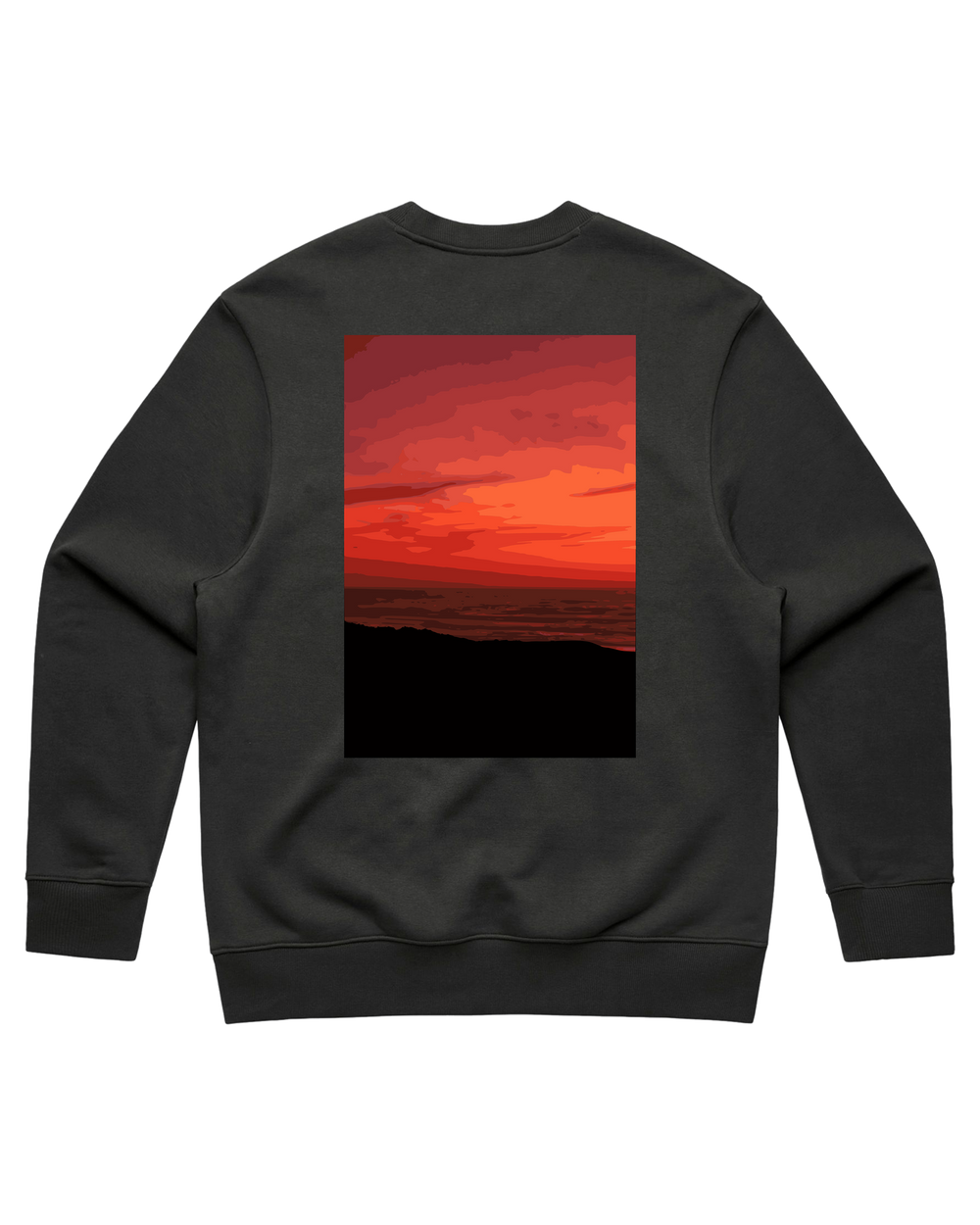 Ember Script Heavy Crew, transparent background