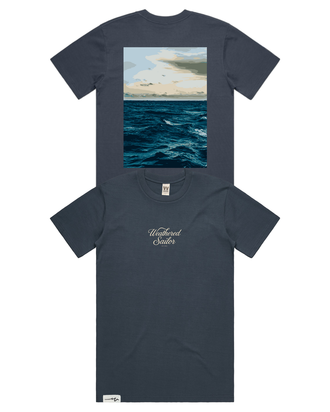 Endure Script Tee, transparent background