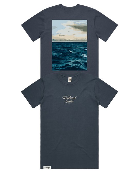 Endure Script Tee, transparent background
