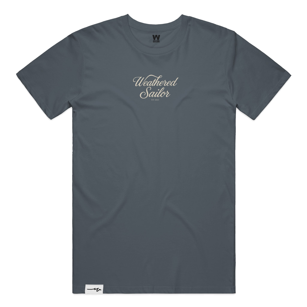 Endure Script Tee, transparent background