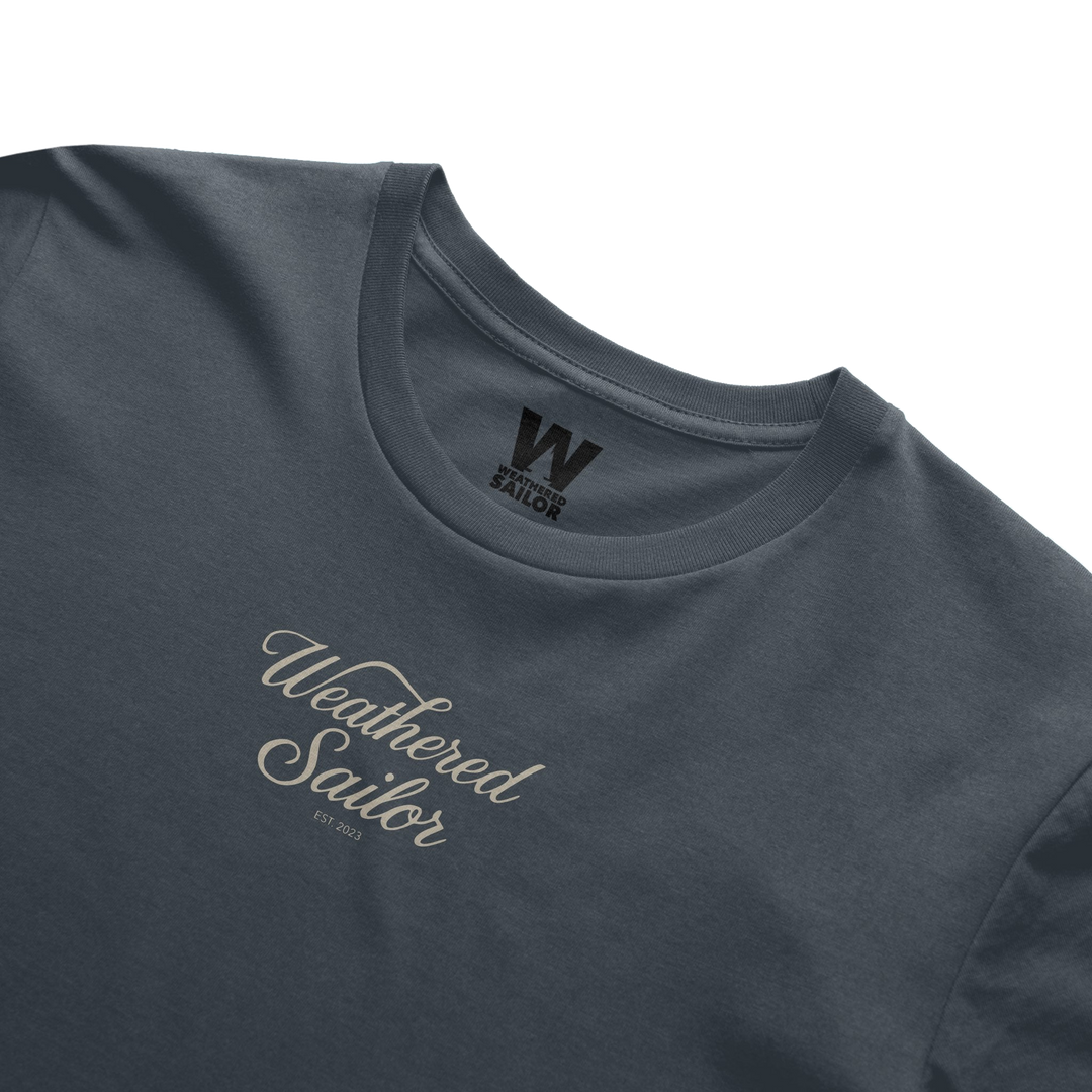 Endure Script Tee, transparent background