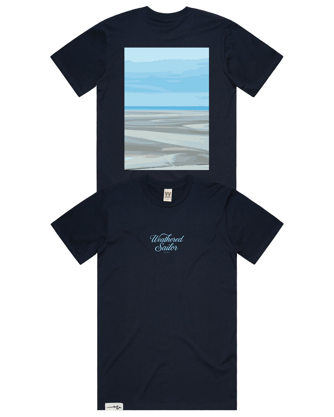 Expanse Script Tee, transparent background