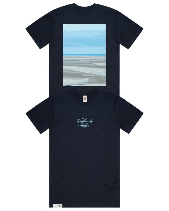Expanse Script Tee, transparent background