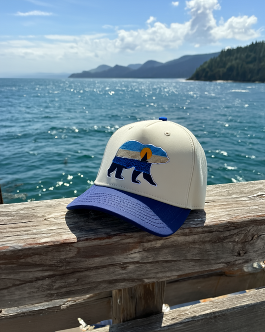 At The Sea Two-Tone Curved Cap