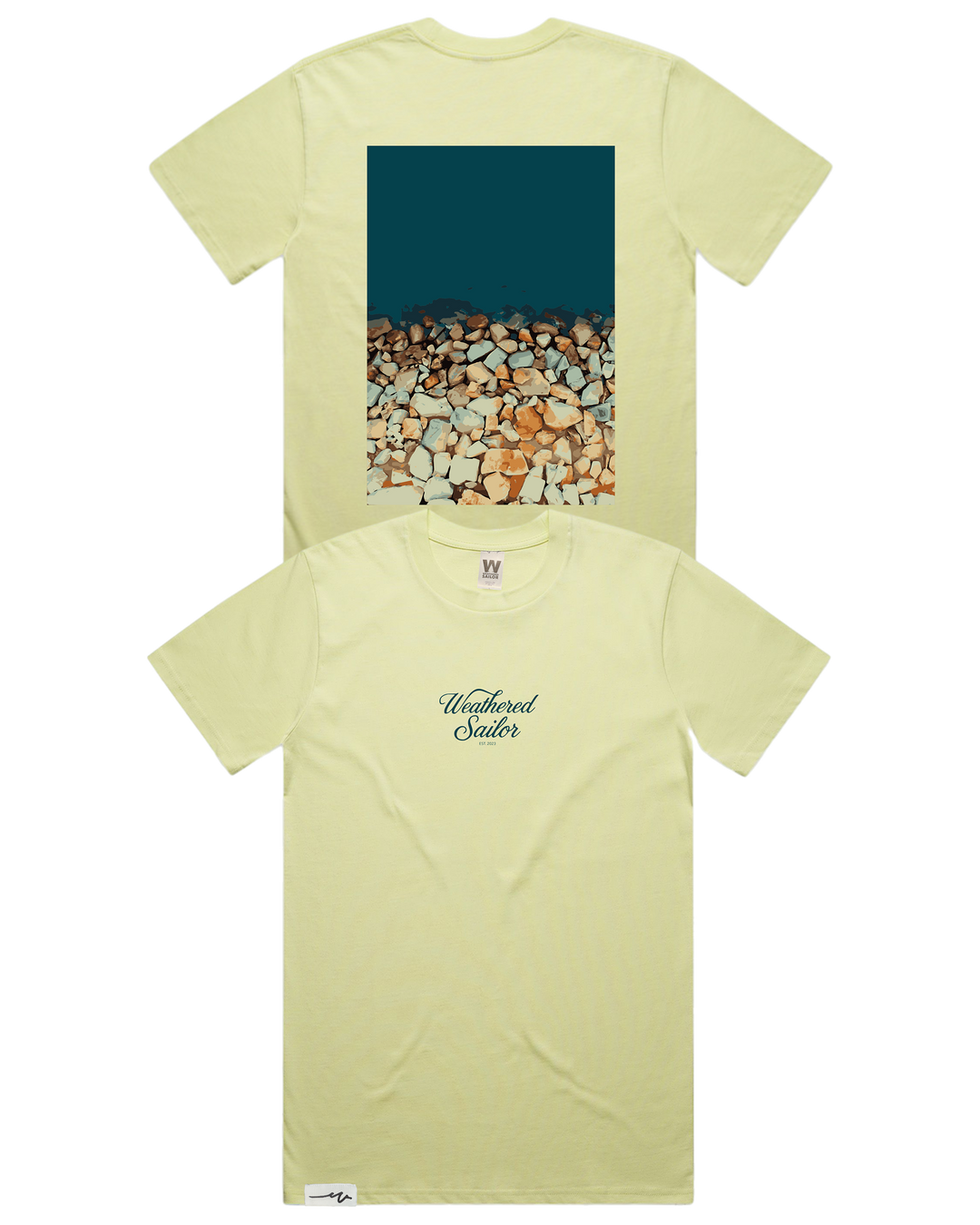 Grounded Script Tee, transparent background