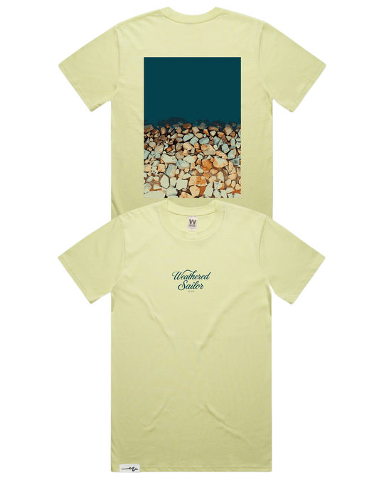 Grounded Script Tee, transparent background