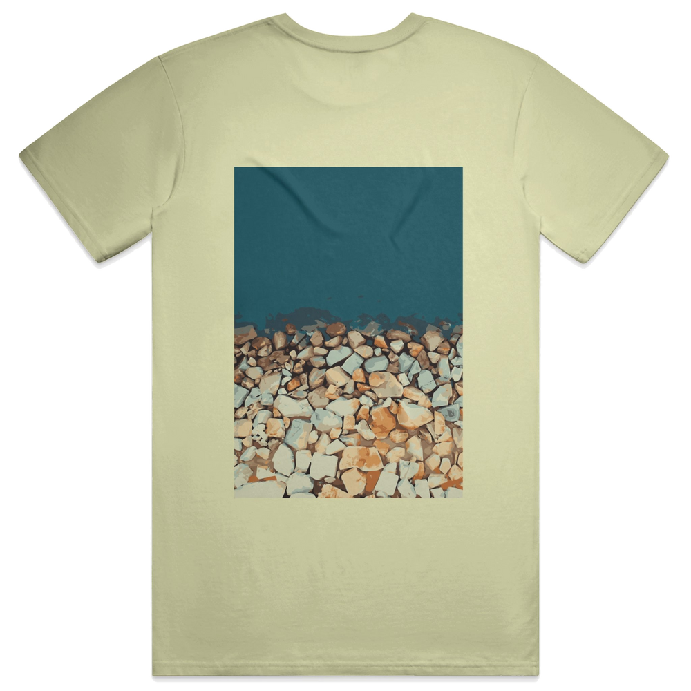 Grounded Script Tee, transparent background