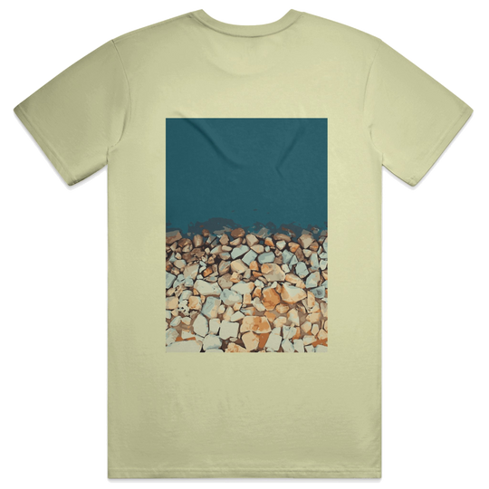 Grounded Script Tee, transparent background