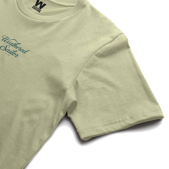 Grounded Script Tee, transparent background