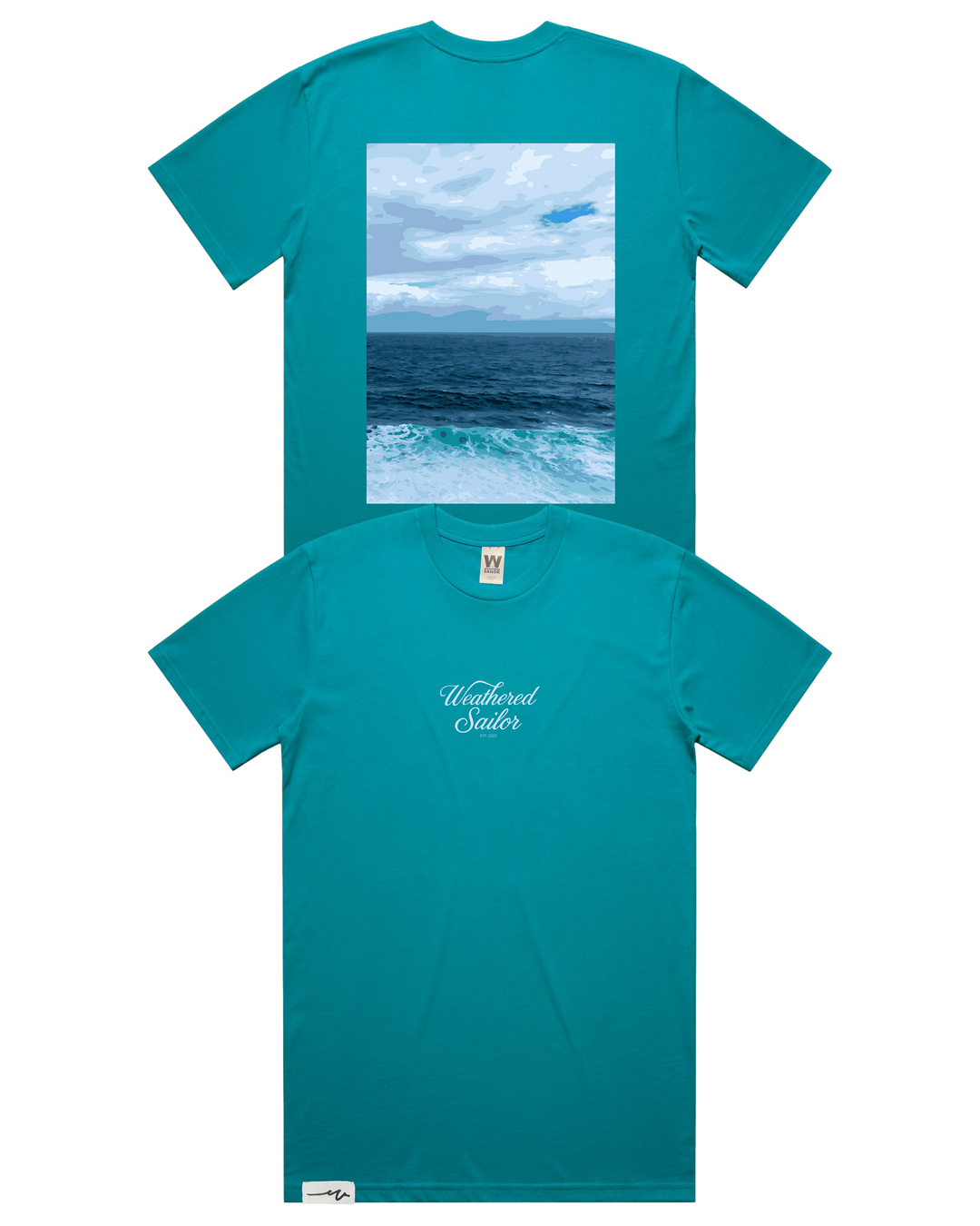 Haven Script Tee, transparent background