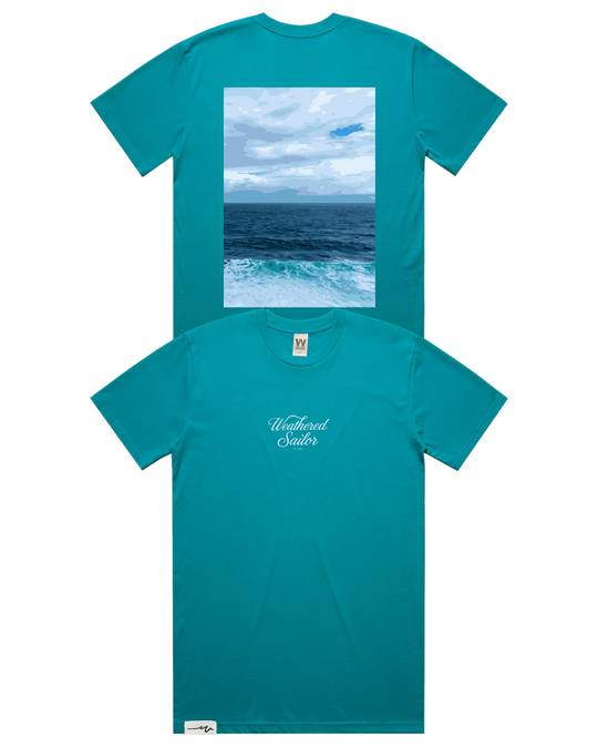 Haven Script Tee, transparent background