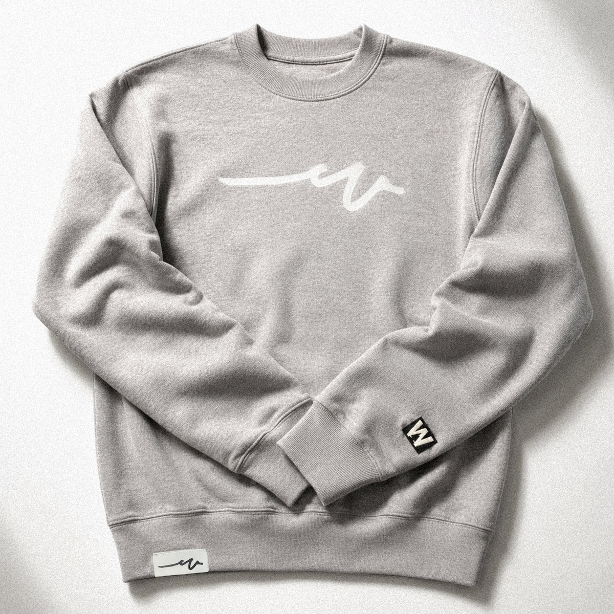 Sketchy Dub Midweight Crew - Heather Grey