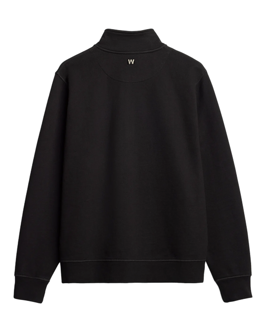 Heavy Anchor Organic French Terry Quarter Zip, transparent background