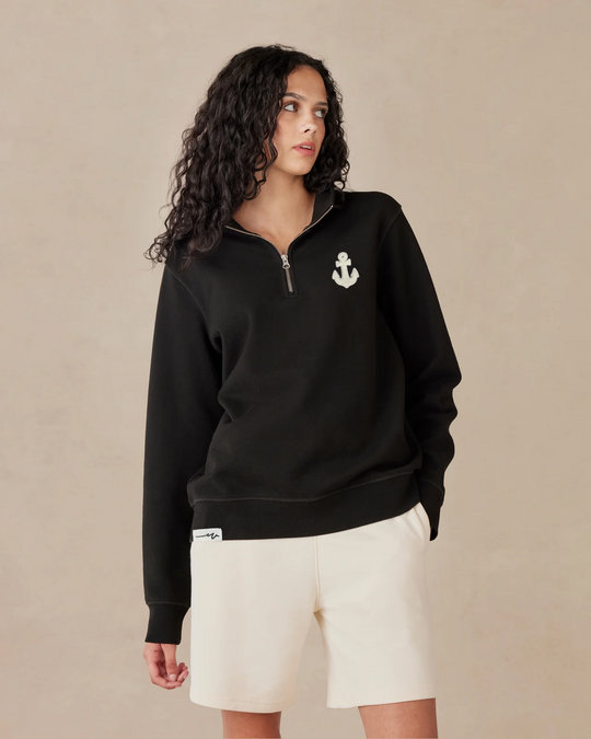 Heavy Anchor Organic French Terry Quarter Zip