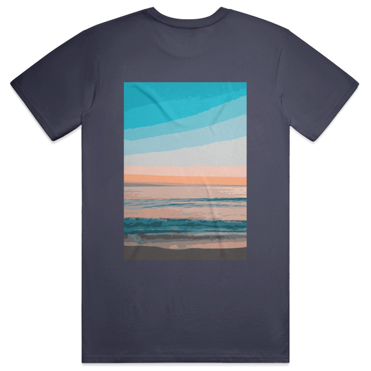 Horizon Script Tee, transparent background