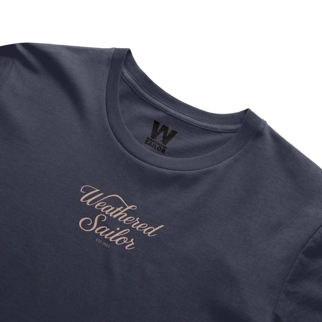 Horizon Script Tee, transparent background