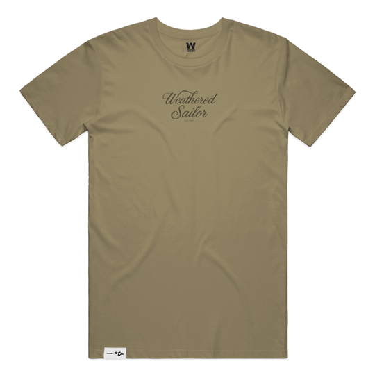 Hush Script Tee, transparent background