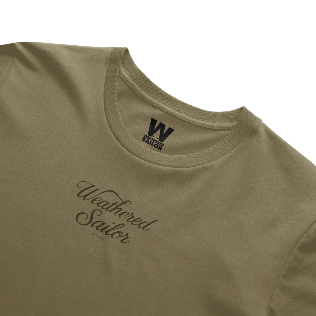 Hush Script Tee, transparent background