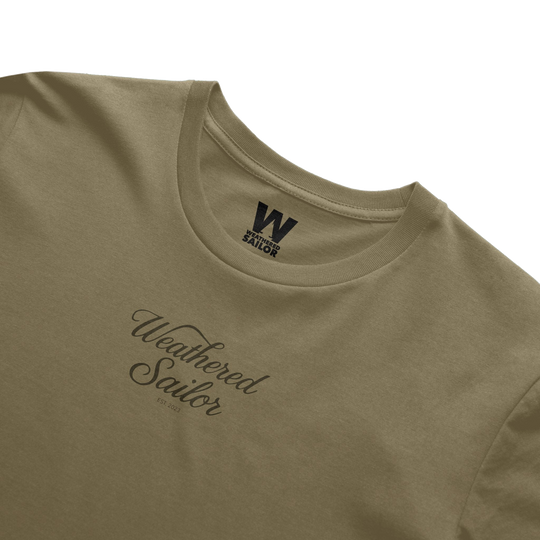 Hush Script Tee, transparent background