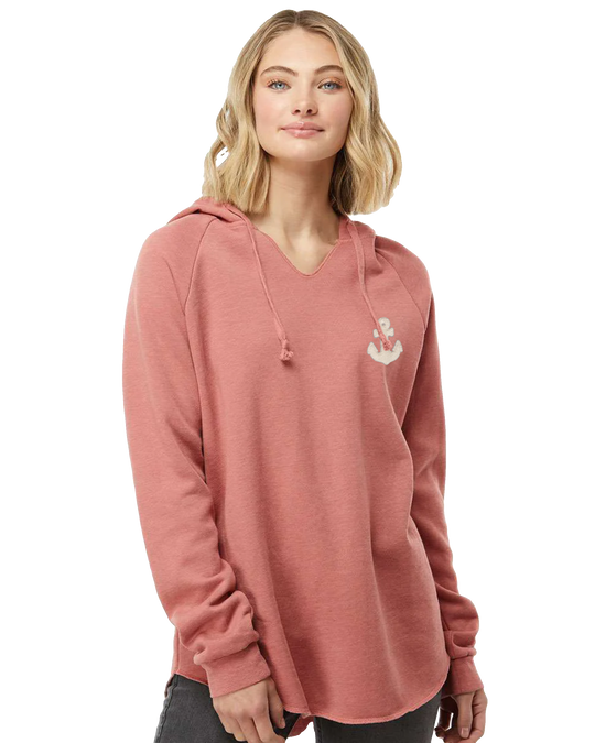 Chenille Anchor Lounger - Hoodie (transparent)