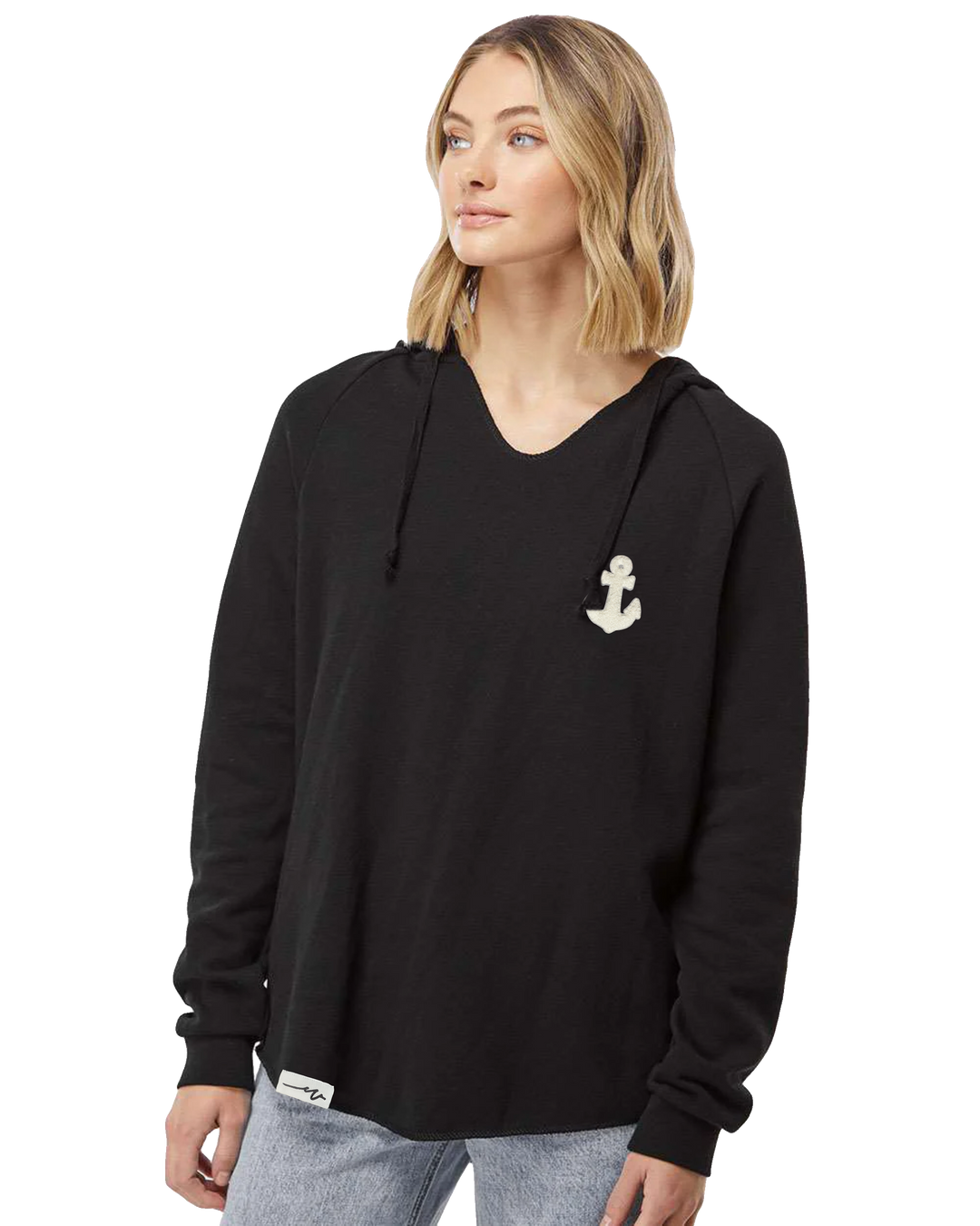 Chenille Anchor Lounger - Hoodie (transparent)