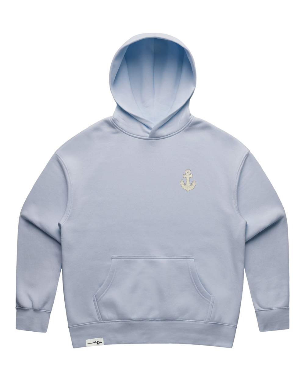 Lady Anchor Script Chillin Hoodie, transparent background