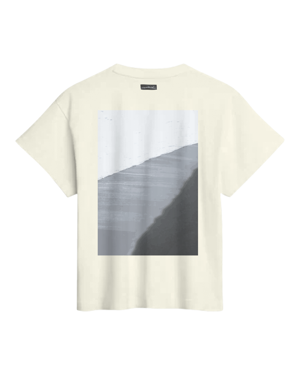 Lady Heavyweight Sketchy Edge Tee, transparent background