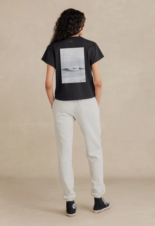 Heavyweight Sketchy Resilience Cropped Tee
