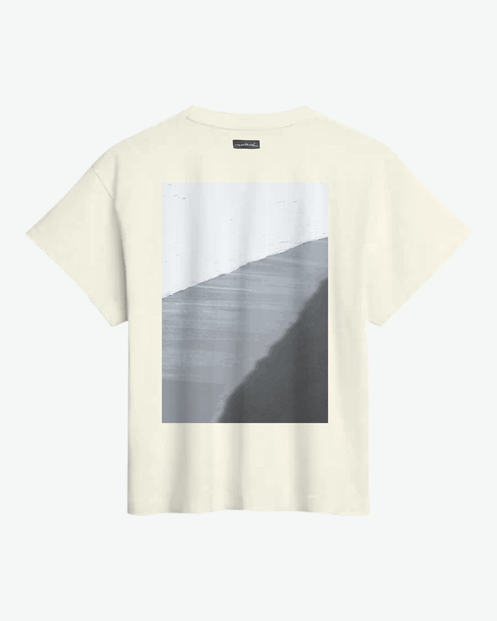 Heavyweight Sketchy Edge Cropped Tee