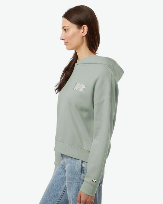 Featherweight Hip Bear Cropped Hoodie
