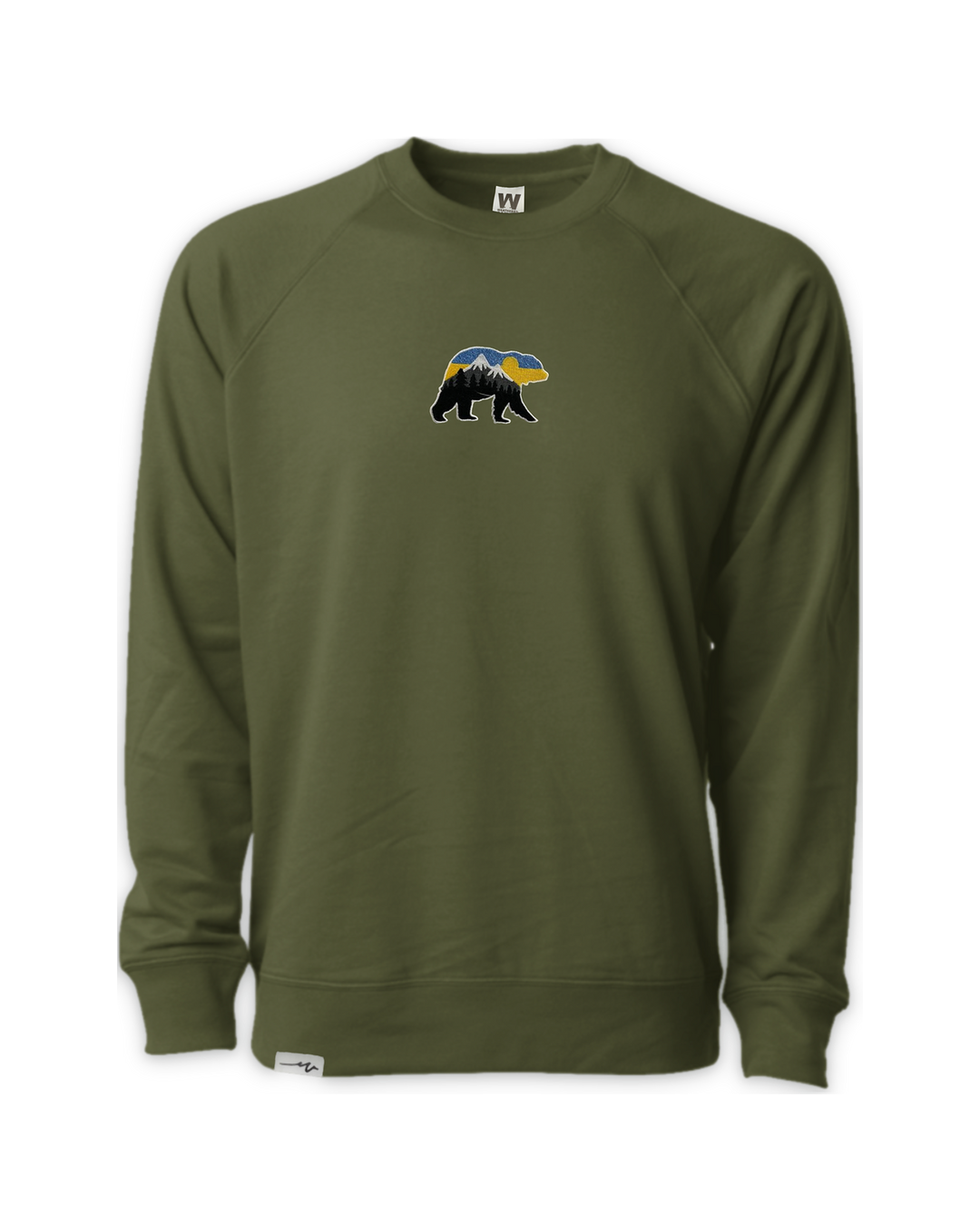 light-bear-at-the-mountains-crew-charcoal-heather — float