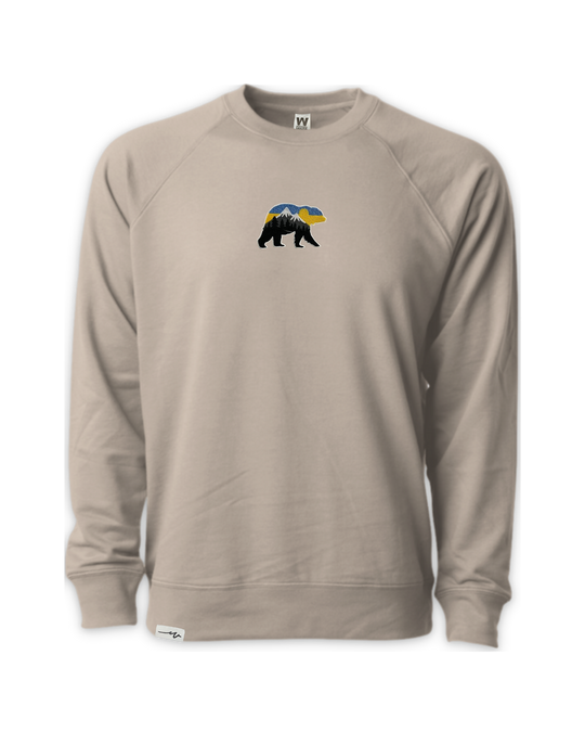 light-bear-at-the-mountains-crew-charcoal-heather — float