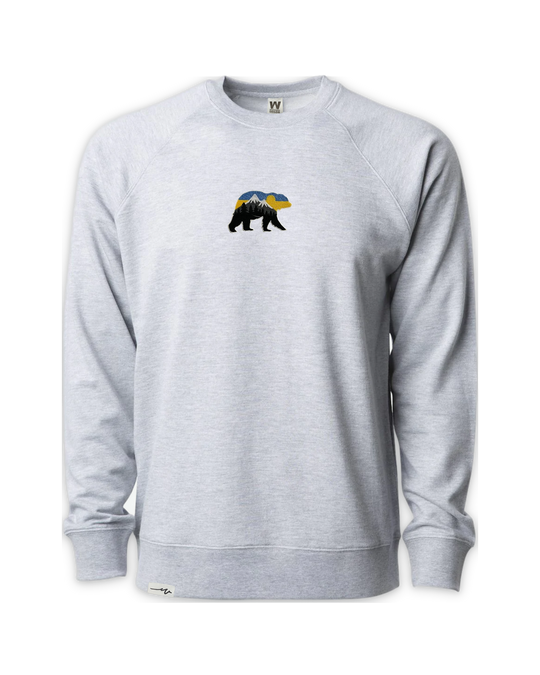 light-bear-at-the-mountains-crew-charcoal-heather — float
