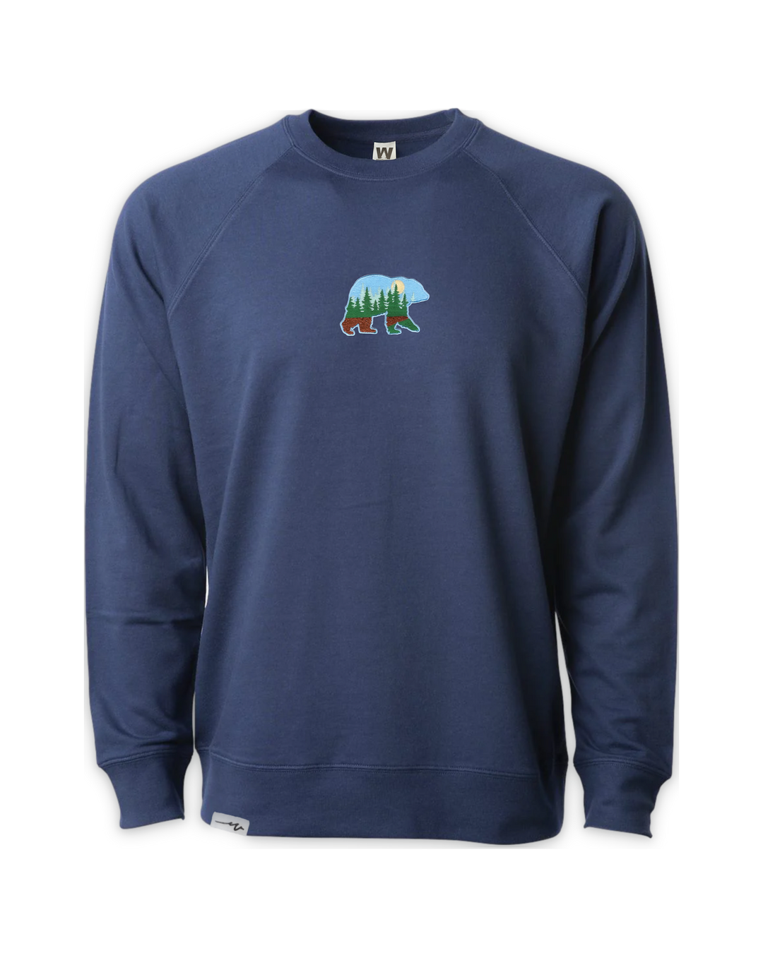 light-bear-at-the-woods-crew-olive — float