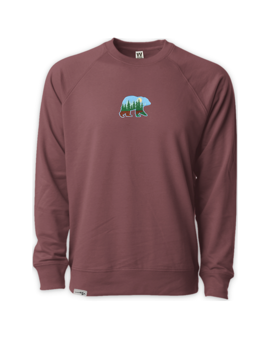 light-bear-at-the-woods-crew-olive — float