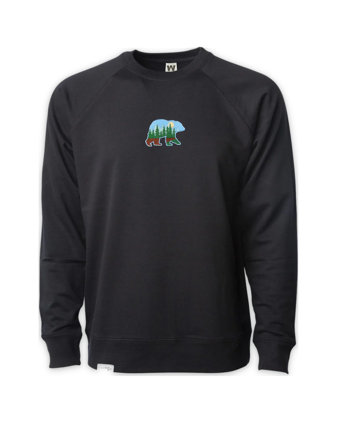 light-bear-at-the-woods-crew-olive — float
