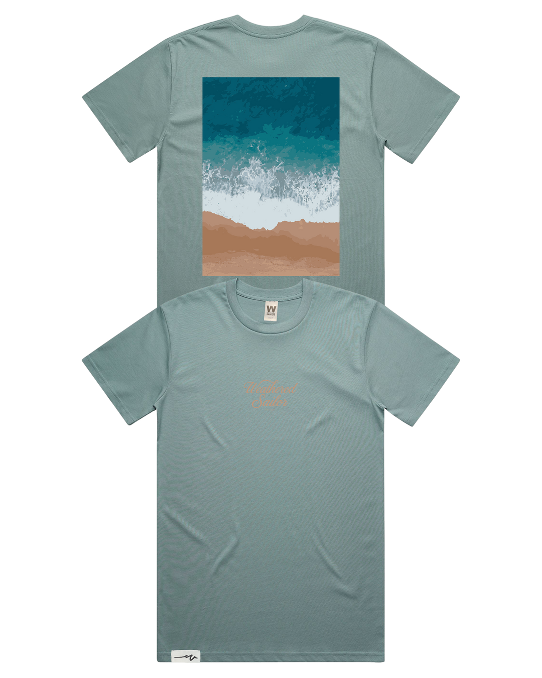 Merge Script Tee, transparent background