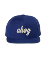 Ahoy White Puff Flat Bill