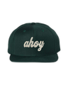 Ahoy White Puff Flat Bill