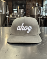 Ahoy White Puff Flat Bill