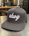 Ahoy White Puff Flat Bill